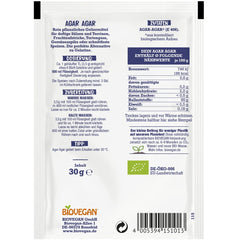 Agar Agar Bio Biovegan 30 g
