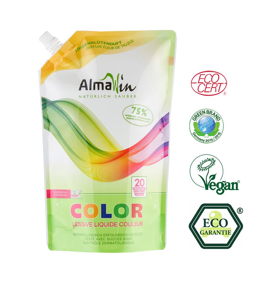 Detergent Lichid Eco Color 20 spalari AlmaWin 1,5 l