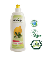 Detergent Lichid Vase Eco Lemongrass AlmaWin 500 ml