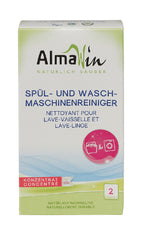 Solutie Eco de Curatat Masina de Spalat Vase si Rufe AlmaWin 2 x 100 g