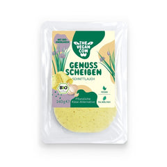 Alternativa Vegana la Branza Bio Felii cu Usturoi The Vegan Cow 140 g