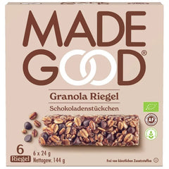 Batoane din Cereale Bio Granola cu Ciocolata MadeGood 144 g