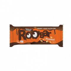 Baton Bio Invelit in Ciocolata cu Arahide Vegan Fara Gluten Roobar 30 g
