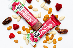 Baton Proteic Bio Vegan cu Zmeura Fara Gluten Lifefood 40 g