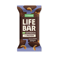 Baton de Ovaz Bio Proteic Chocolate Delight Lifefood 40 g