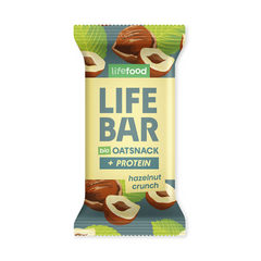 Baton de Ovaz Bio Proteic Hazelnut Crunch Lifefood 40 g