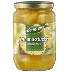 Bio Ananas Bucati in Suc Propriu Borcan 685 g