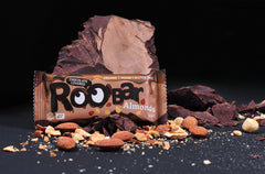 Bio Baton Invelit in Ciocolata cu Migdale Vegan Fara Gluten Roobar 30 g