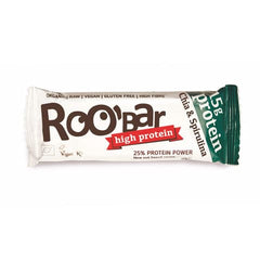 Bio Baton Proteic cu Chia si Spirulina Raw Roobar 60 g