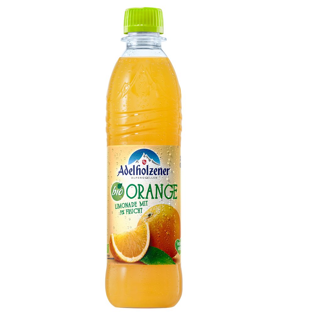 Bautura Carbogazoasa Bio cu Portocala Adelholzener 500 ml