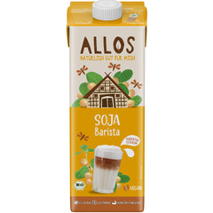 Bio Bautura Vegetala din Soia Fara Gluten Barista Allos 1 l