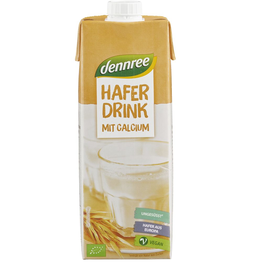 Bio Bautura de Ovaz cu Calciu Dennree 1 l