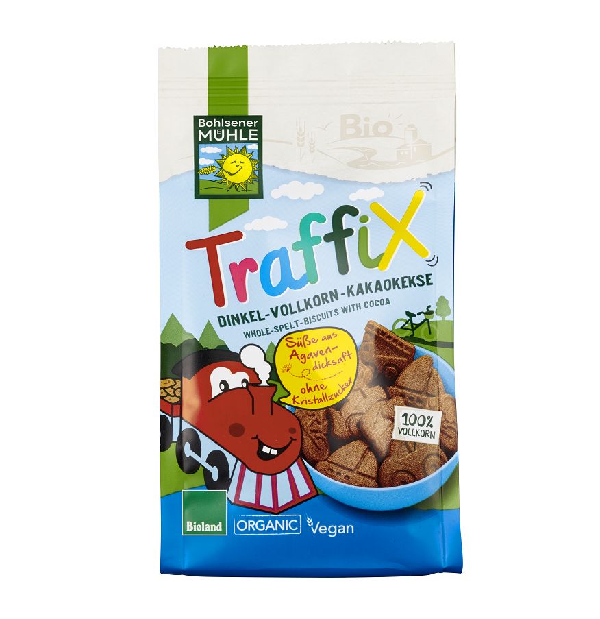 Bio Biscuiti Traffix din Spelta si Cacao Bohlsener Muhle 150 g