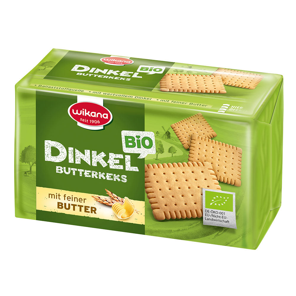 Bio Biscuiti din Spelta cu Unt Wikana 200 g