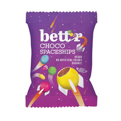 Bio Bomboane Color Choco Spaceships Vegan Bett'r 70 g