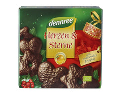 Bio Bomboane Stelute si Inimioare cu Portocala Dennree 250 g