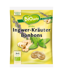Bio Bomboane cu Ghimbir Biodeta 75 g