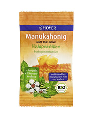 Bio Bomboane cu Miere de Manuka MGO 150+ Fara Gluten Hoyer 30 g