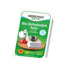Branza Feta Bio din Lapte de Oaie 45% Andechser Natur 180 g