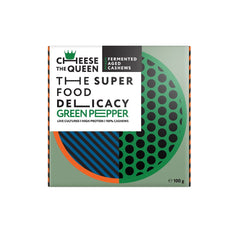 Bio Branza Maturata din Caju cu Piper Verde Chives si Probiotic Cheese The Queen 100 g