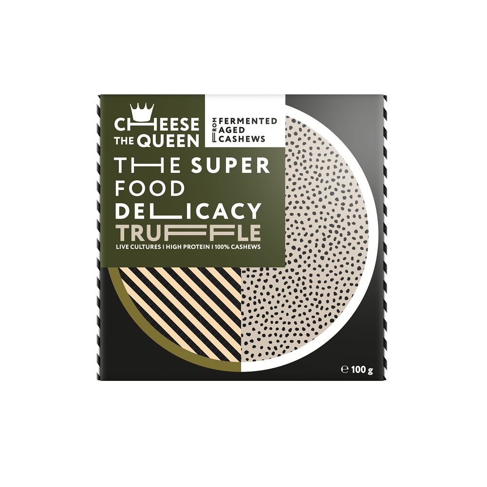 Bio Branza Maturata din Caju cu Trufe Cheese The Queen 100 g