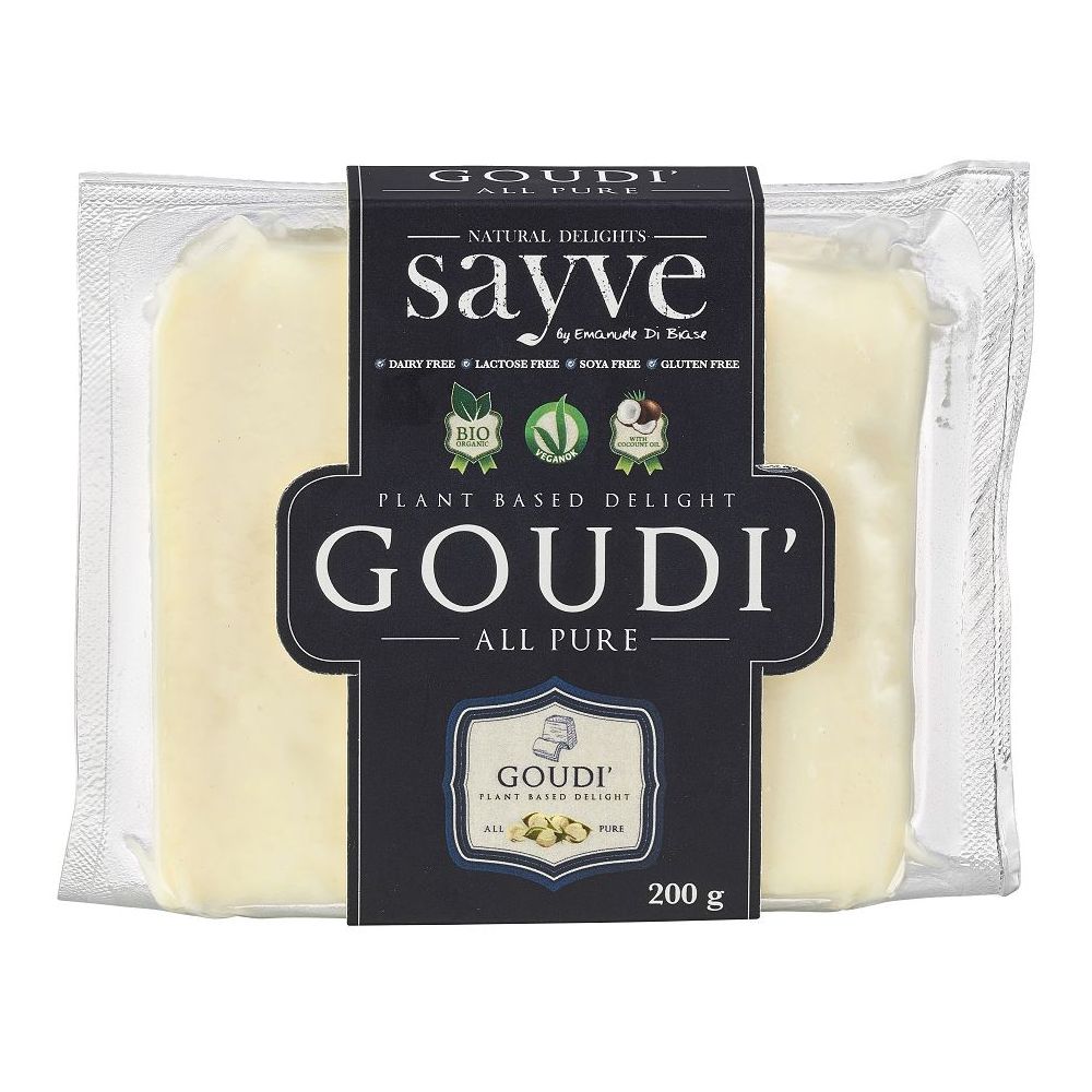 Bio Branza Vegana Natur Fara Gluten Goudi Sayve 200 g