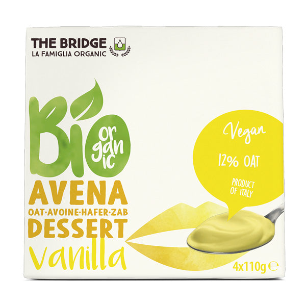 Bio Budinca de Ovaz cu Vanilie The Bridge 4 x 110 g