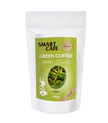Cafea Verde Decofeinizata Macinata Bio Smart Coffee 200 g