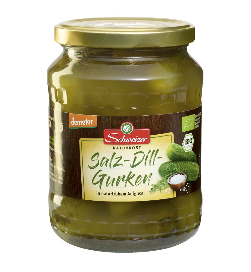 Castraveti Bio in Saramura Demeter Schweizer 650 g