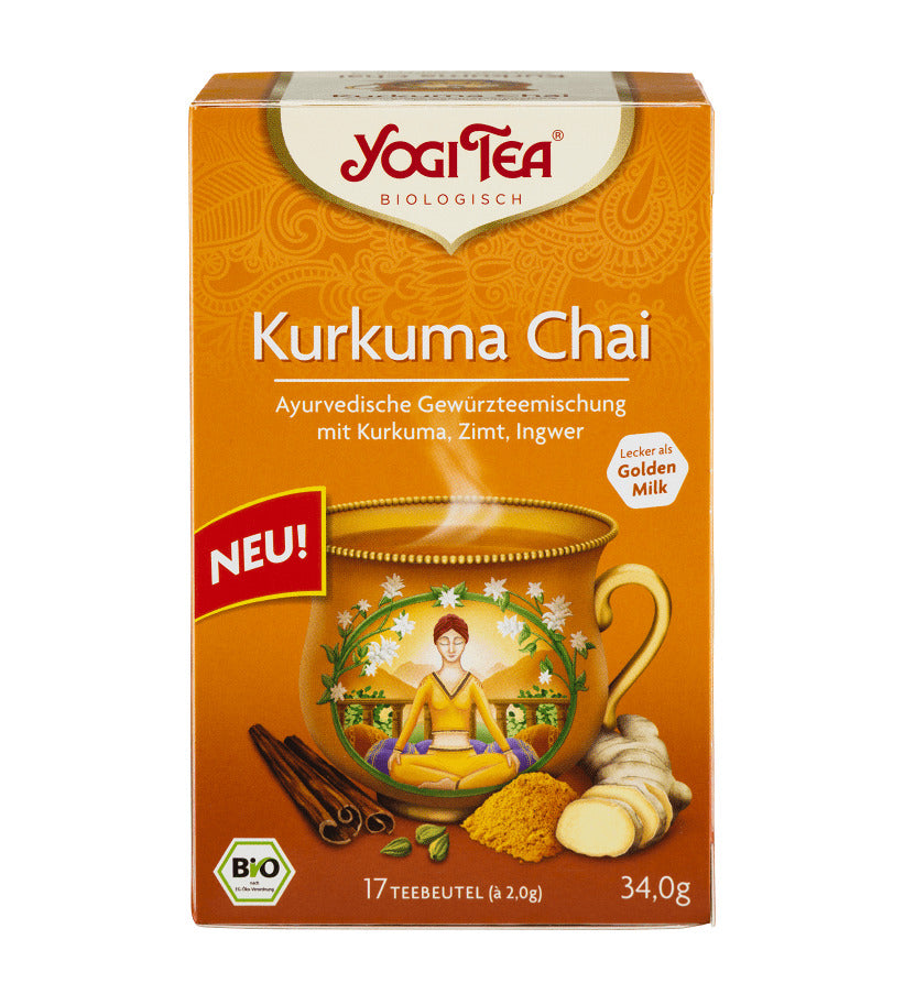 Bio Ceai Ayurvedic cu Curcuma (Turmeric) Yogi Tea 34 g
