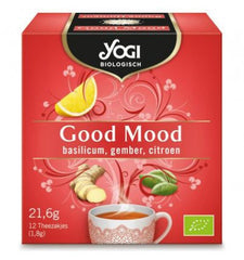 Bio Ceai Good Mood cu Busuioc,Ghimbir si Lamaie Yogi Tea 21,6 g