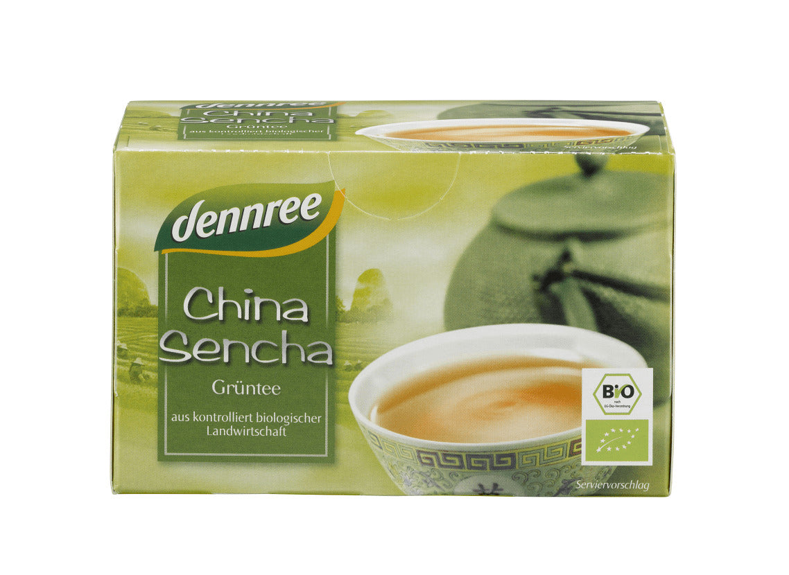 Ceai Bio Verde China Sencha Dennree 20 pliculete 30 g