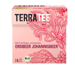 Bio Ceai de Coacaze si Capsuni Terra Tee 18 Pliculete x 2,5 g