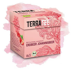 Bio Ceai de Coacaze si Capsuni Terra Tee 18 Pliculete x 2,5 g