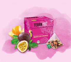 Bio Ceai de Maracuja si Portocala Terra Tee 18 Pliculete x 2,5 g
