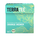 Bio Ceai de Portocala si Ghimbir Terra Tee 18 Pliculete x 2,5 g