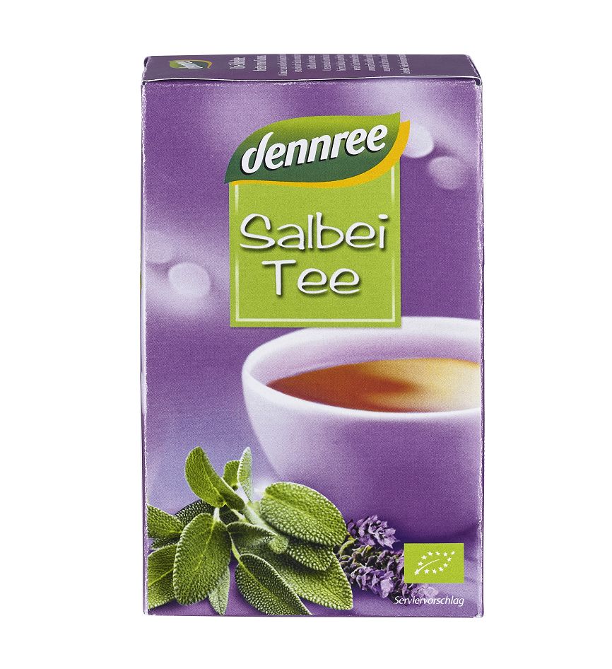 Bio Ceai de Salvie Dennree 20 pliculete 30 g