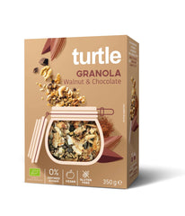 Bio Cereale Granola cu Nuci si Ciocolata Fara Gluten Turtle 350 g
