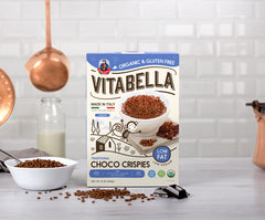 Cereale Bio Vegane Fara Gluten cu Orez Crocant si Ciocolata Vitabella 300 g