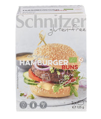 Bio Chifle pentru Hamburger Fara Gluten Schnitzer 2 buc 125 g