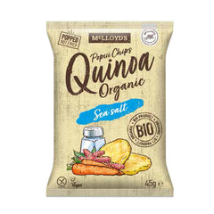 Bio Chips cu Quinoa cu Sare de Mare Fara Gluten Vegan McLLOYD'S 45 g