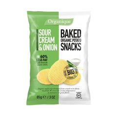 Bio Chips din Cartofi cu Ceapa si Smantana Fara Gluten Organique 85 g