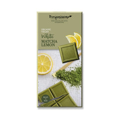Bio Ciocolata Alba Matcha Lemon Vegan Fara Gluten Benjamissimo 70 g