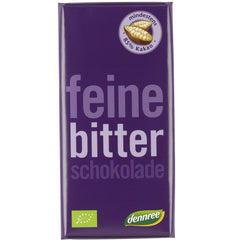 Ciocolata Neagra Bio 85% Vegana Dennree 100 g