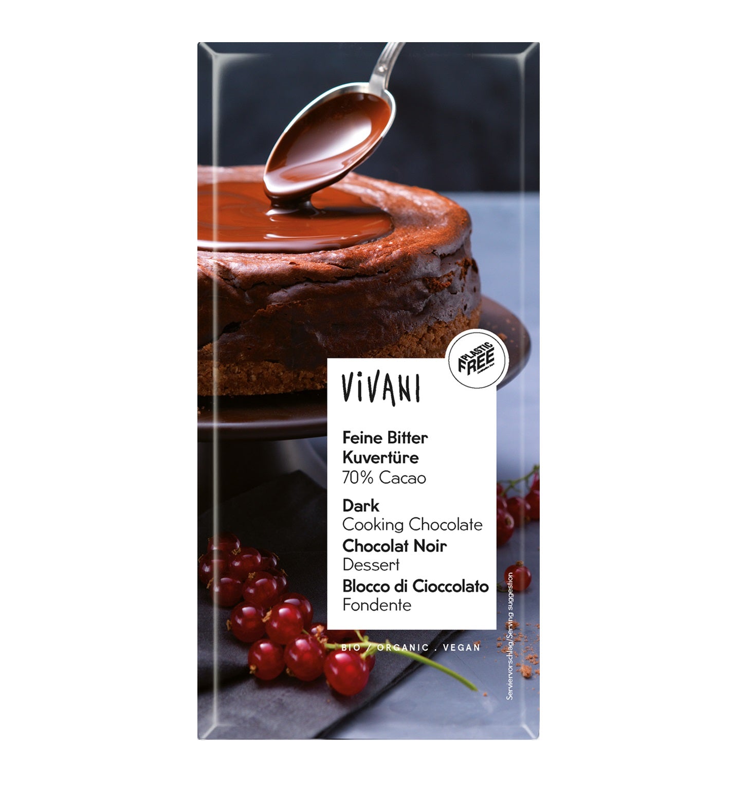 Bio Ciocolata Neagra Fina de Menaj Vegana Vivani 200 g