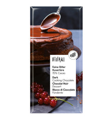 Bio Ciocolata Neagra Fina de Menaj Vegana Vivani 200 g