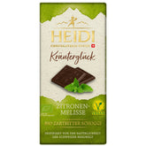 Bio Ciocolata Neagra Vegana cu Balsam de Lamaie Heidi 75 g