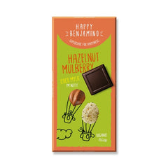 Bio Ciocolata Vegana Hazelnut Mulberry Fara Gluten Happy Benjamino 70 g