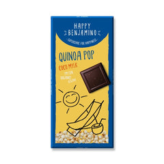 Bio Ciocolata Vegana Quinoa Pop Fara Gluten Happy Benjamino 70 g