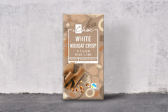 Bio Ciocolata Vegana White Nougat Crisp IChoc 80 g